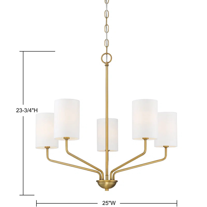 Kautz 5 - Light Shaded Classic Chandelier | Wayfair North America