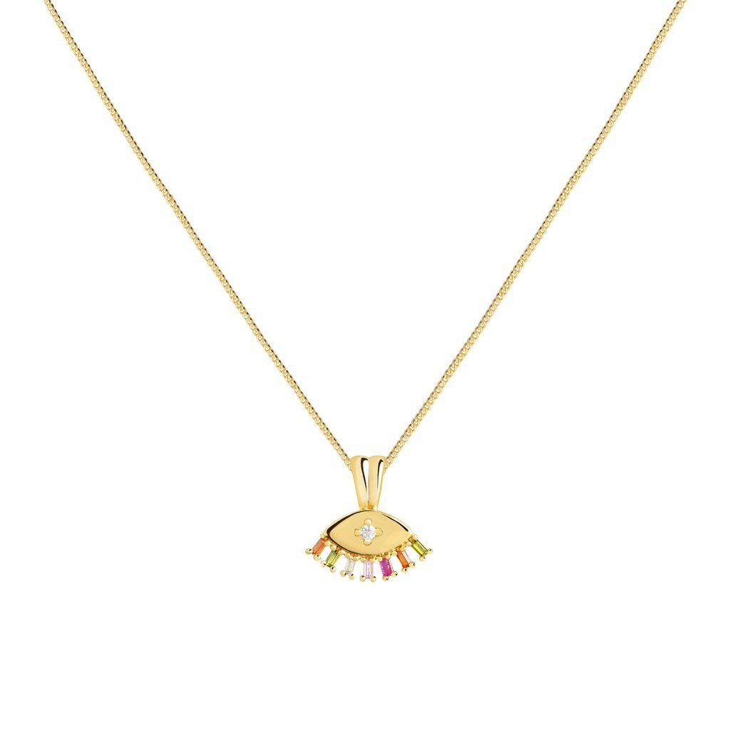 Iris Pendant Necklace in Gold | Astrid and Miyu