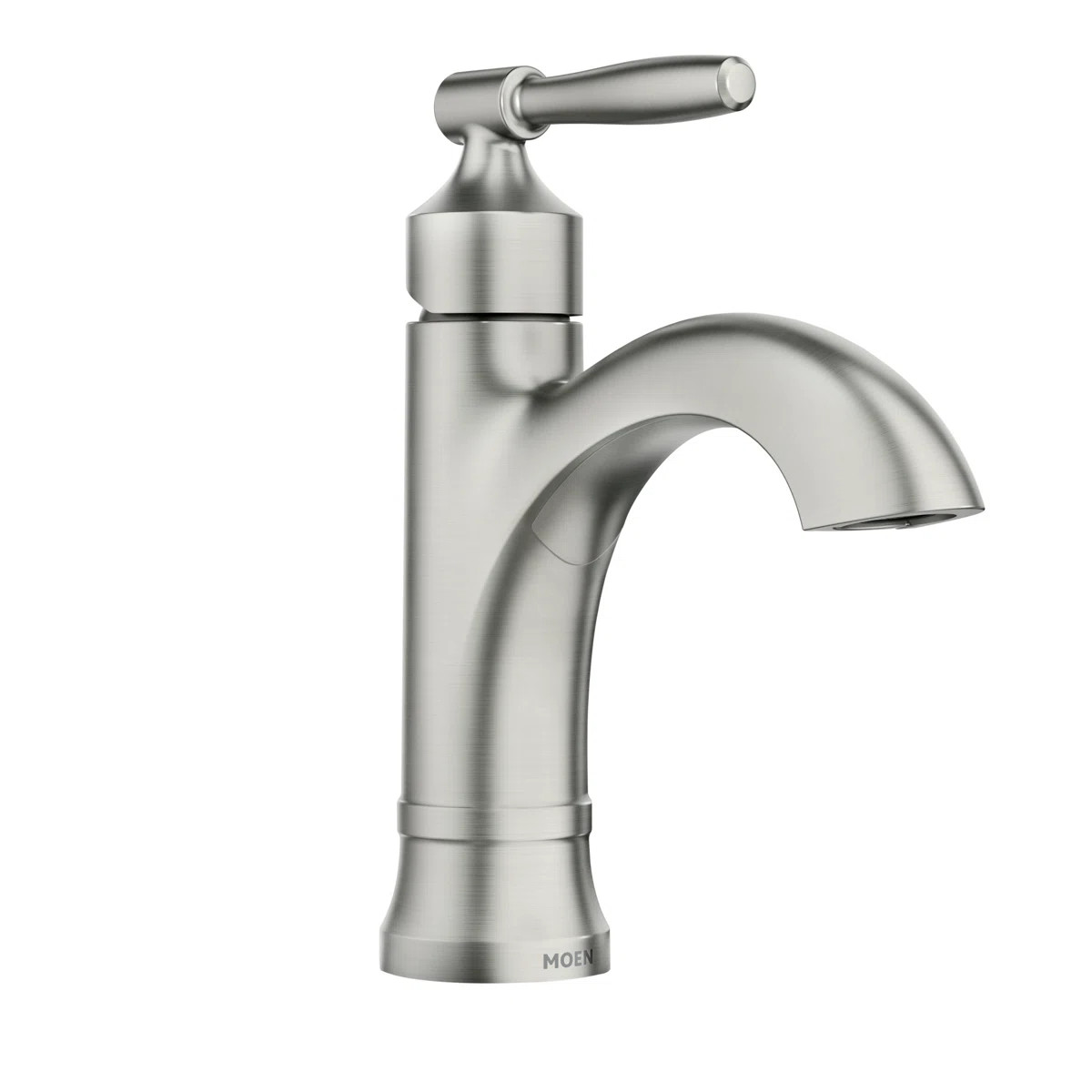 Halle Single Hole Bathroom Faucet with Drain Assembly 84970SRN | Wayfair North America