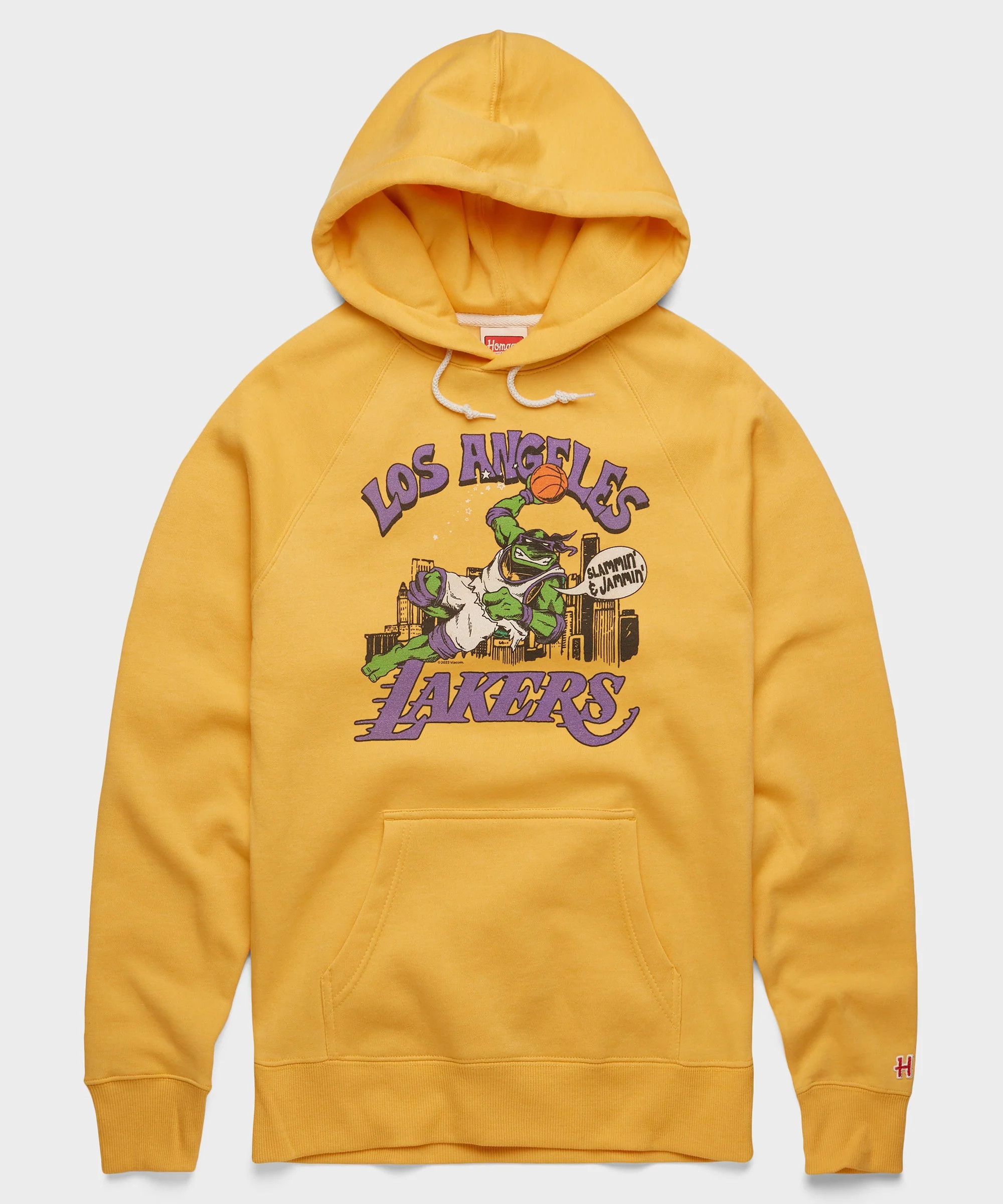 TMNT X LA Lakers Slammin' And Jammin' Hoodie | Men's Lakers Hoodie | Homage
