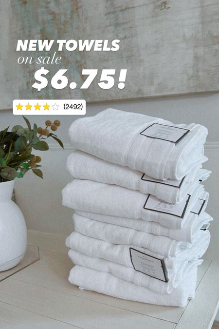 Got new bath towels. Planning to reorganize refresh my bathroom a little! They’re currently on sale for 6.75 and great reviews! White towels bath towels master bathroom 

#LTKsalealert #LTKSeasonal #LTKhome