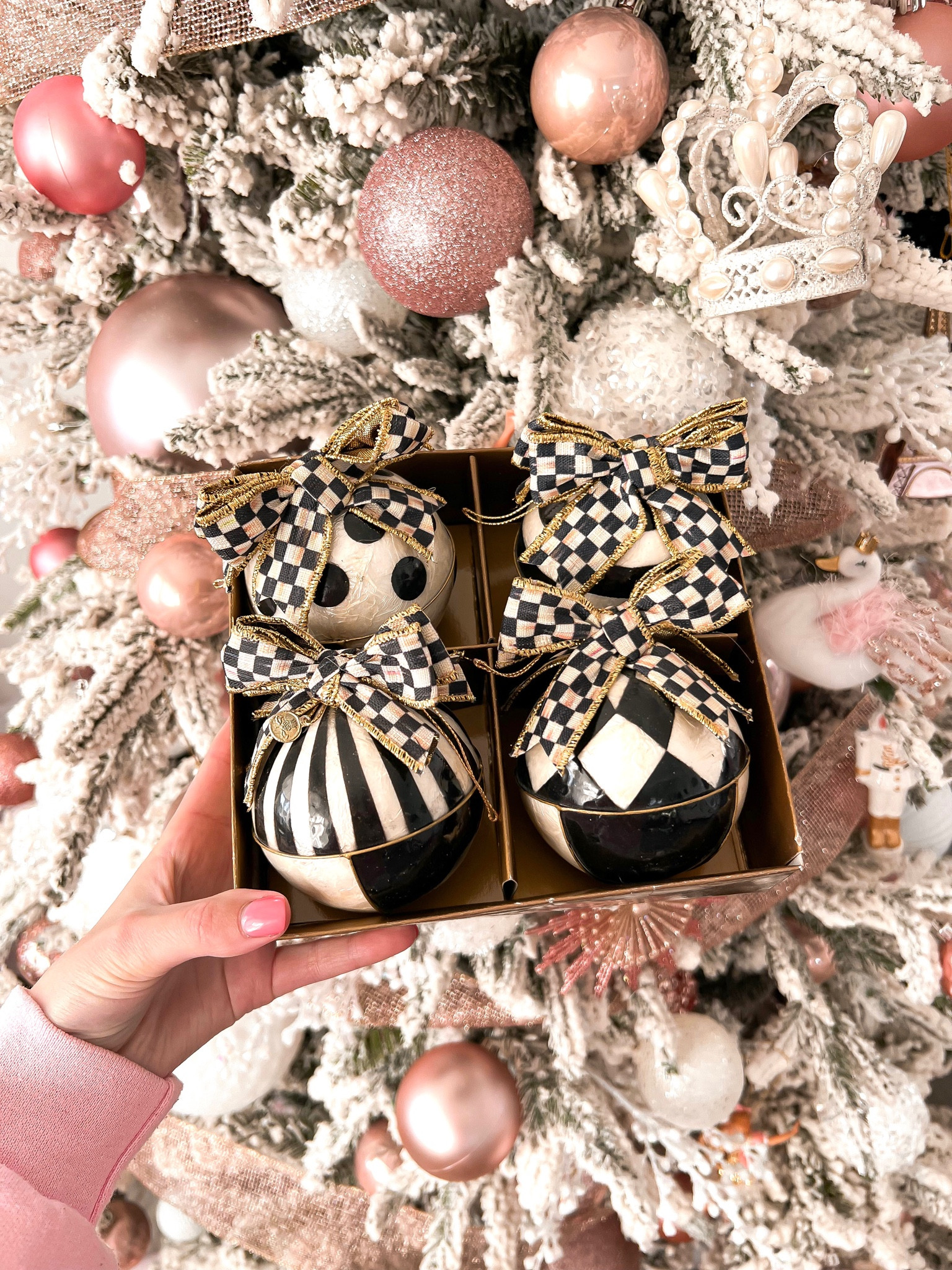 Such a cute ornament set!🤍🖤🎄 
Code “MCHOLIDAY20” will get you 20% off! ☃️

#LTKSeasonal #LTKHoliday #LTKCyberweek