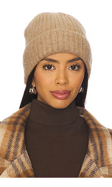 Hat Attack Key Beanie in Tan from Revolve.com | Revolve Clothing (Global)