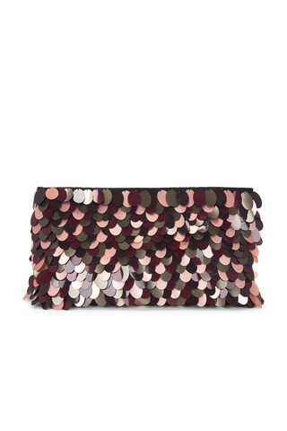 Dries Van Noten Pouch Bag in Burgundy | FWRD 