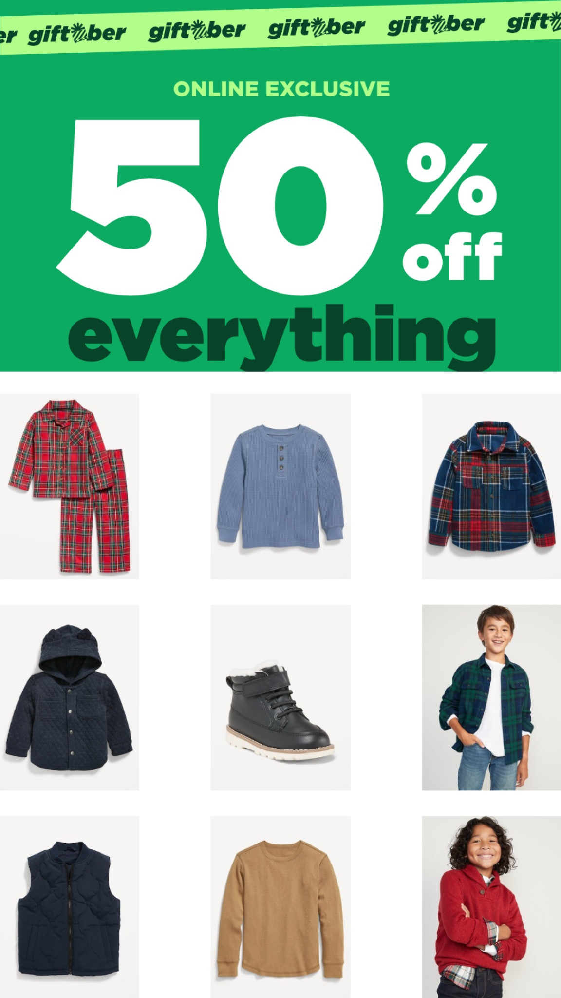 Old navy sale! Boy and toddler boy

#LTKSeasonal #LTKunder50 #LTKkids