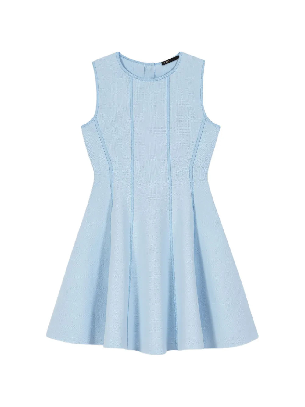 Maje Skater Bow Mini Dress | Blue | FARFETCH PH | Farfetch Global