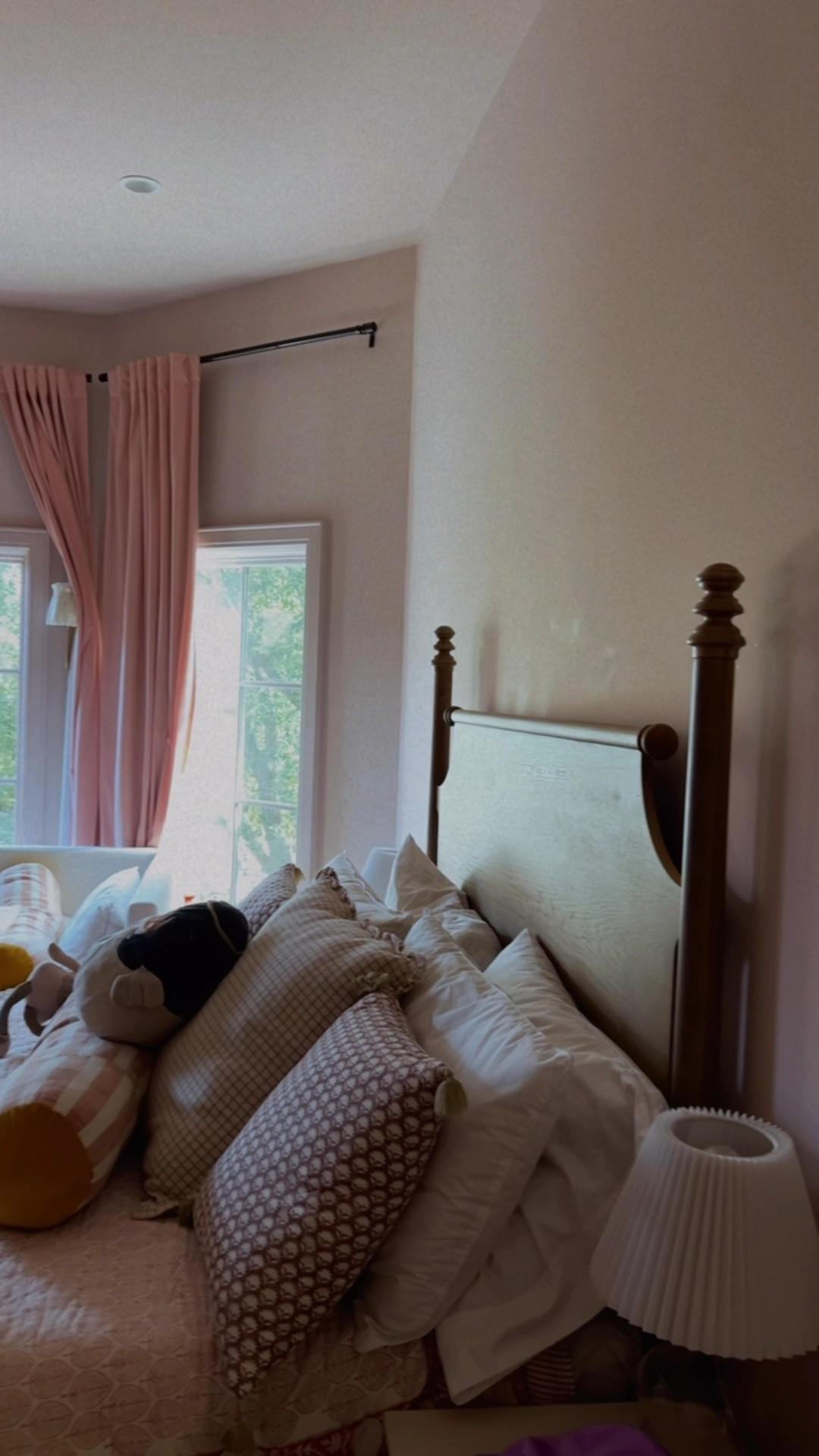 A very unstyled snap of my daughter’s bedroom today. We have these placeholder drapes from Amazon in three bedrooms and they’re 10/10 for blackout and long lengths. The daybed will eventually move to the playroom but it’s doing the trick of sister sleepover magic in here for now🤝🏽

Bedroom
Girls room
Kids room
Kids bedroom
Interior design 

#LTKFamily #LTKKids #LTKHome