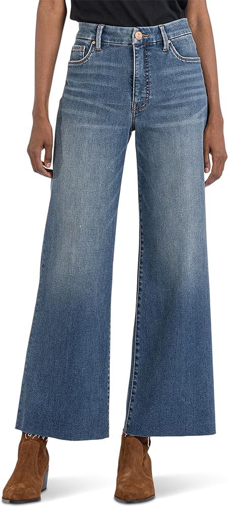 KUT from the Kloth Meg High-Rise Fab AB Wide Leg in Beckon | Amazon (US)