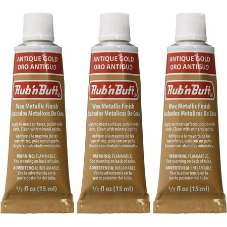 Rub n Buff The Original Wax Metallic Finish antique gold [PACK OF 3 ] | Walmart (US)