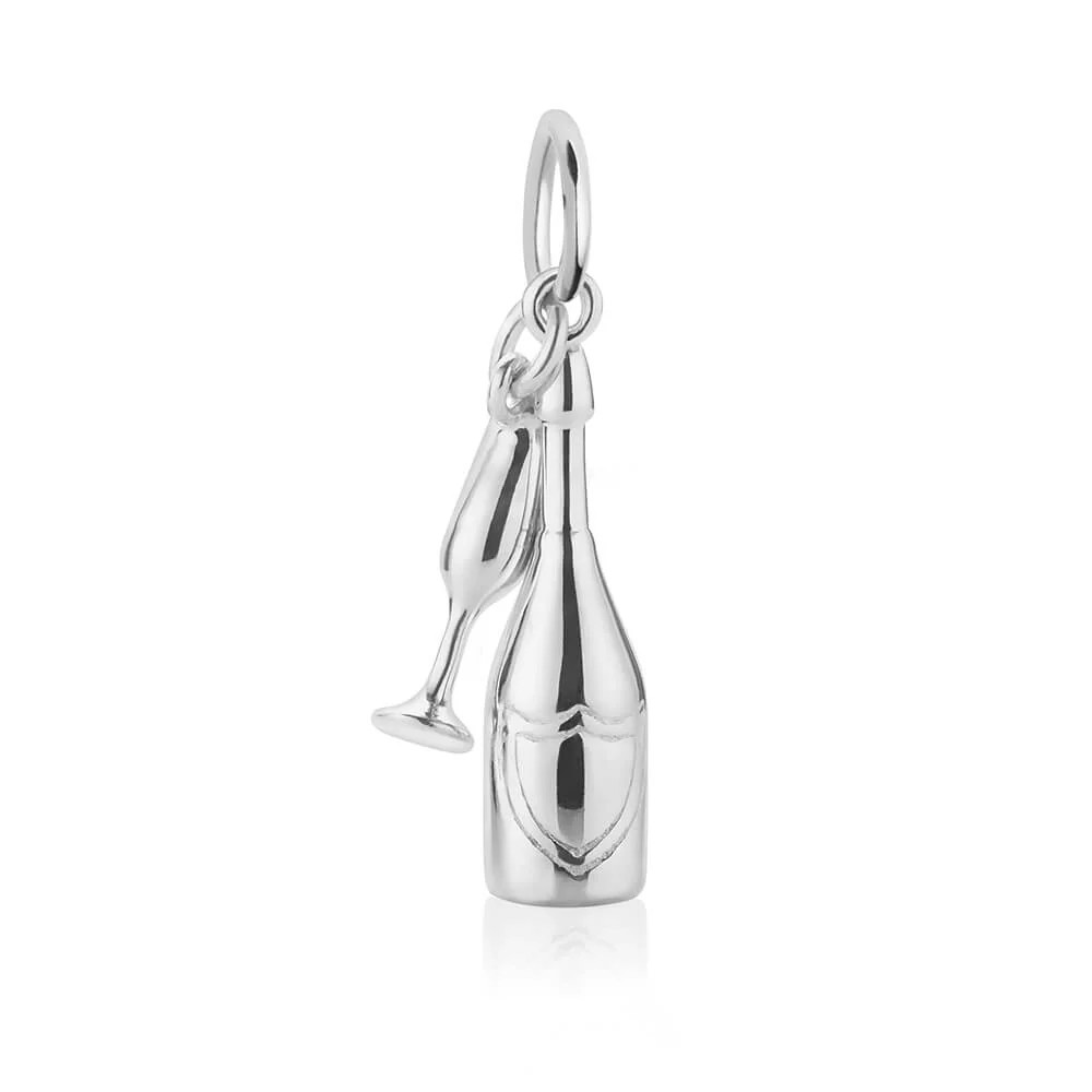 Champagne Charm France Silver | Jet Set Candy (US)