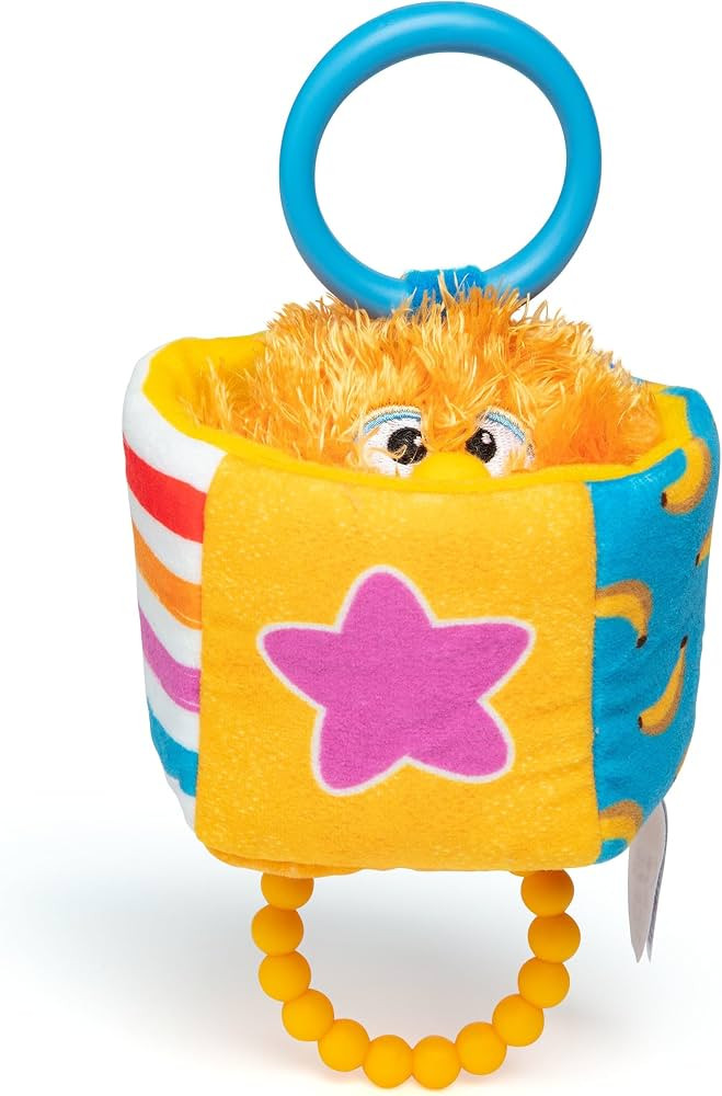 Herbie Sensory Take-Along Toy, Baby Swing & Baby Stroller Teething Toys w/Rattle & Clip, Toddler ... | Amazon (US)