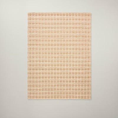 5'x7' Box Grid Rectangular Handmade Woven Rug - Hearth & Hand™ with Magnolia: Farmhouse Jute Wo... | Target