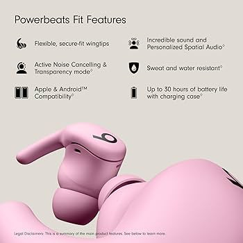 Beats Powerbeats Fit - Wireless Noise Cancelling Workout Earbuds with Secure-Fit Wingtips, Up to ... | Amazon (US)