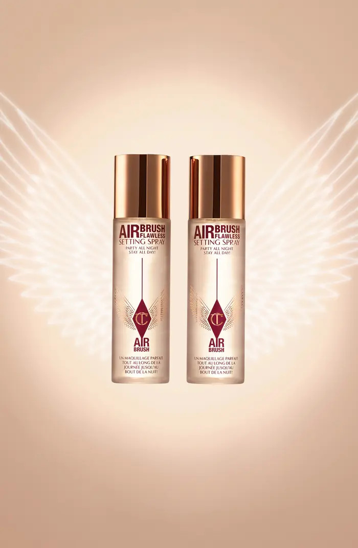 Charlotte Tilbury Airbrush Flawless Finish Setting Spray Duo $76 Value | Nordstrom | Nordstrom
