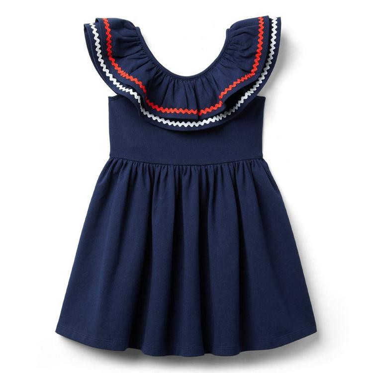 Ric Rac Ruffle Dress | Janie and Jack