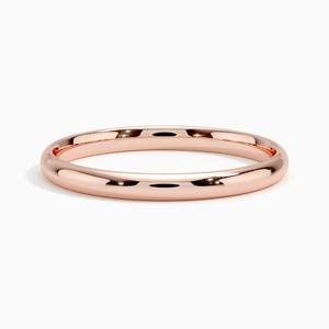 14K Rose Gold 2mm Slim Profile Wedding Ring | Brilliant Earth