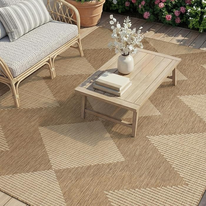 MontVoo-Outdoor Rug Carpet Patio Rug 8x10 Polypropylene Indoor Outdoor Rugs for Patio Deck Balcon... | Amazon (US)