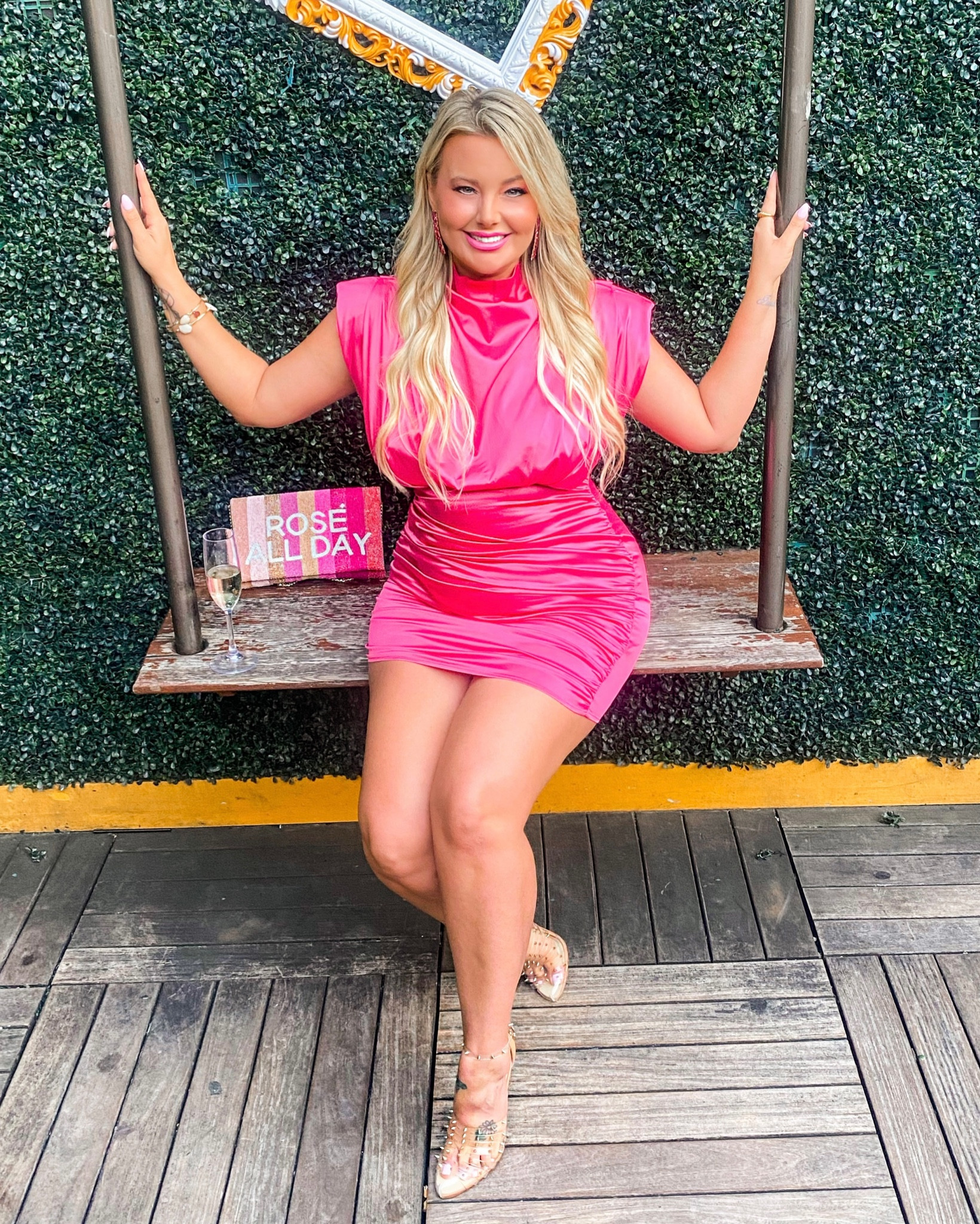 Cutest all pink outfit for a night out! 

#LTKshoecrush #LTKworkwear #LTKwedding