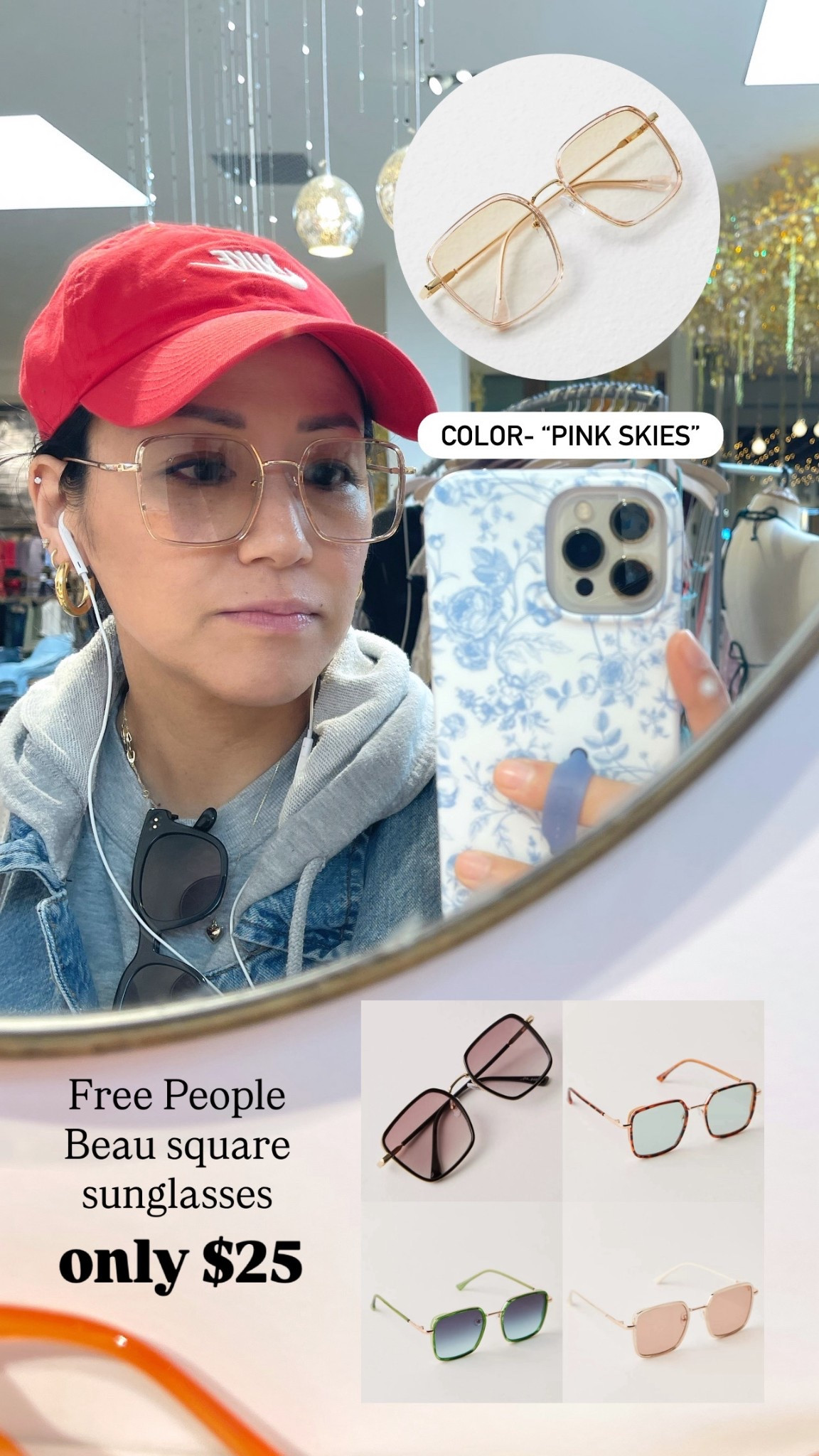 Free People Beau square sunglasses


#LTKOver40 #LTKSaleAlert #LTKSeasonal