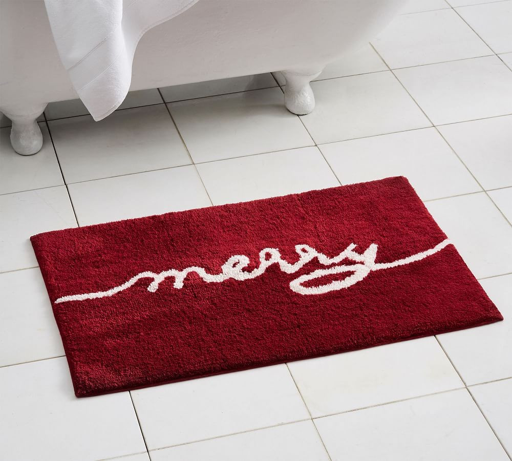 Merry Hand-Tufted Bath Mat | Pottery Barn (US)