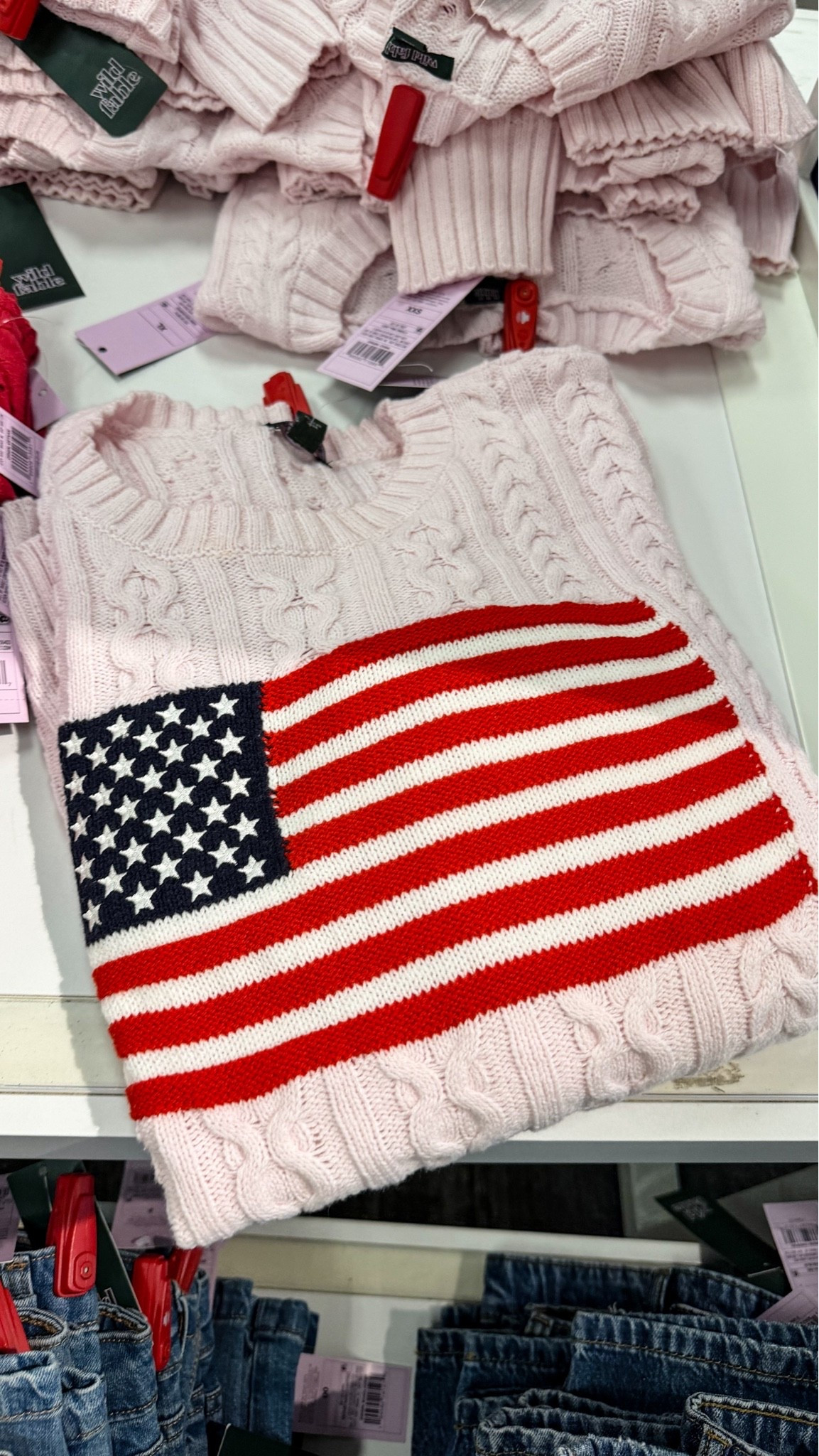 Affordable Ralph Lauren inspired American flag sweaters in stock at target!