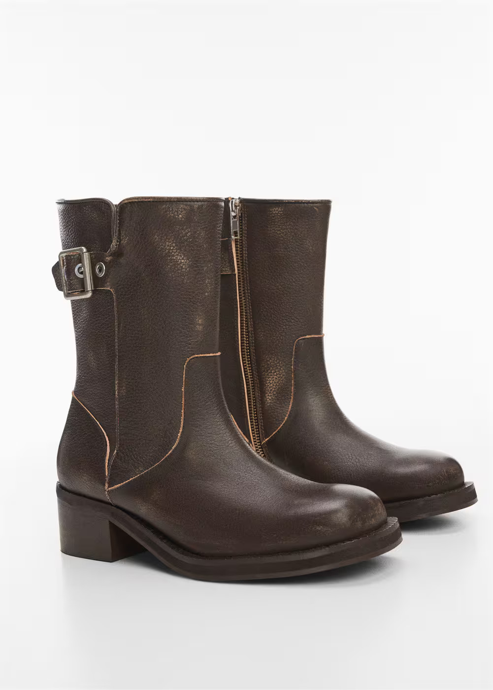 Buckle ankle boots -  Women | Mango USA | MANGO (US)