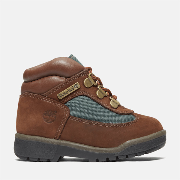Timberland Toddler Field Boot in Dark Brown | Timberland (US)