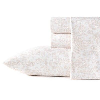 Printed Pattern Percale Cotton Sheet Set - Stone Cottage | Target