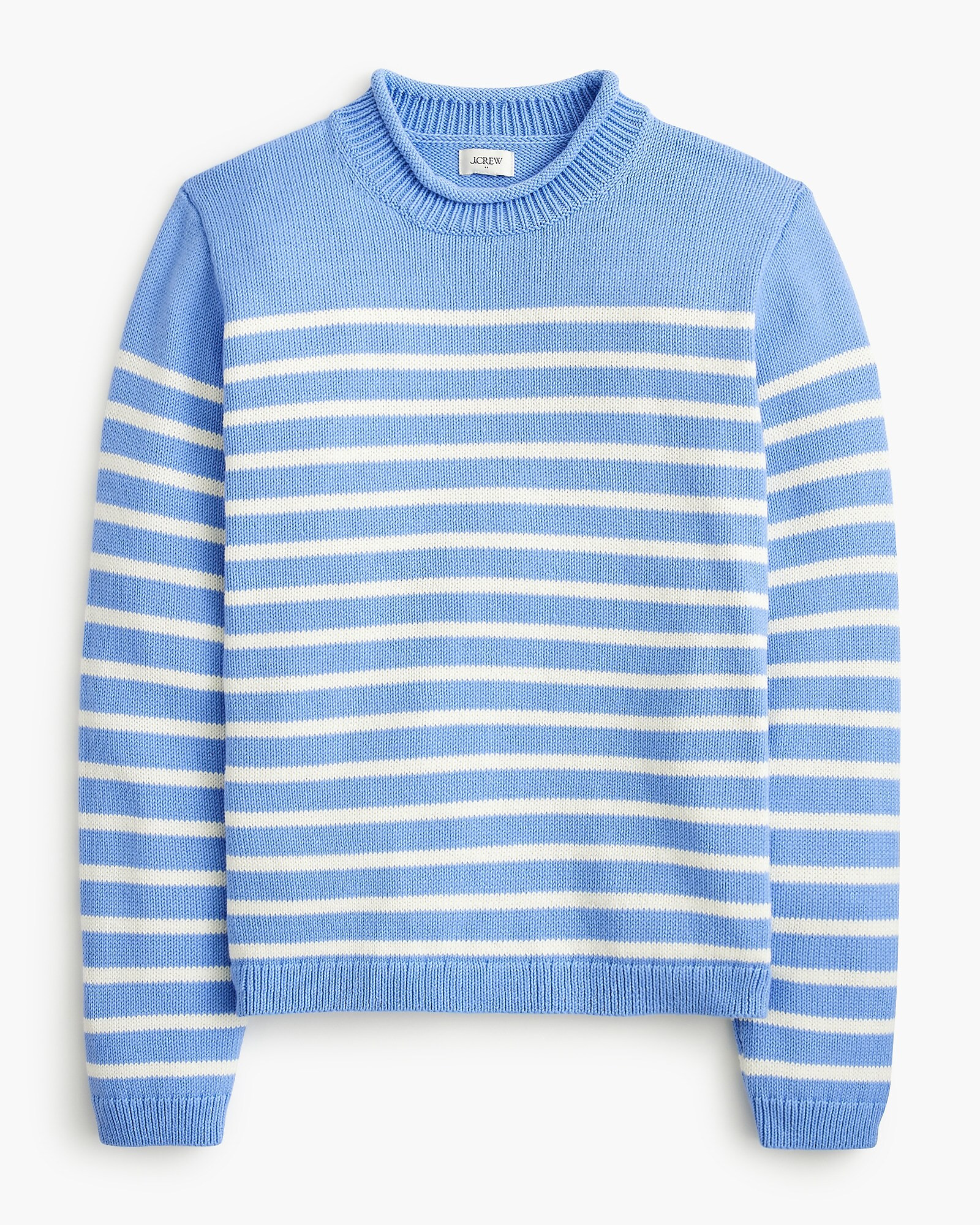 Striped classic mockneck sweater | J.Crew Factory
