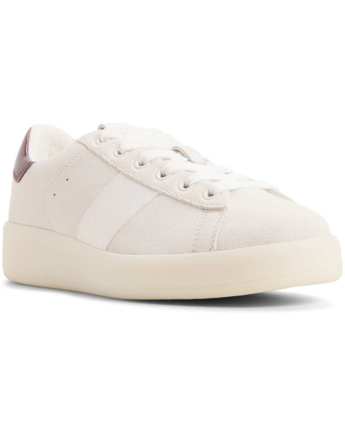 Aldo Women's Adrei Lace-Up Jogger Sneakers - White Smooth Combo | Macy's