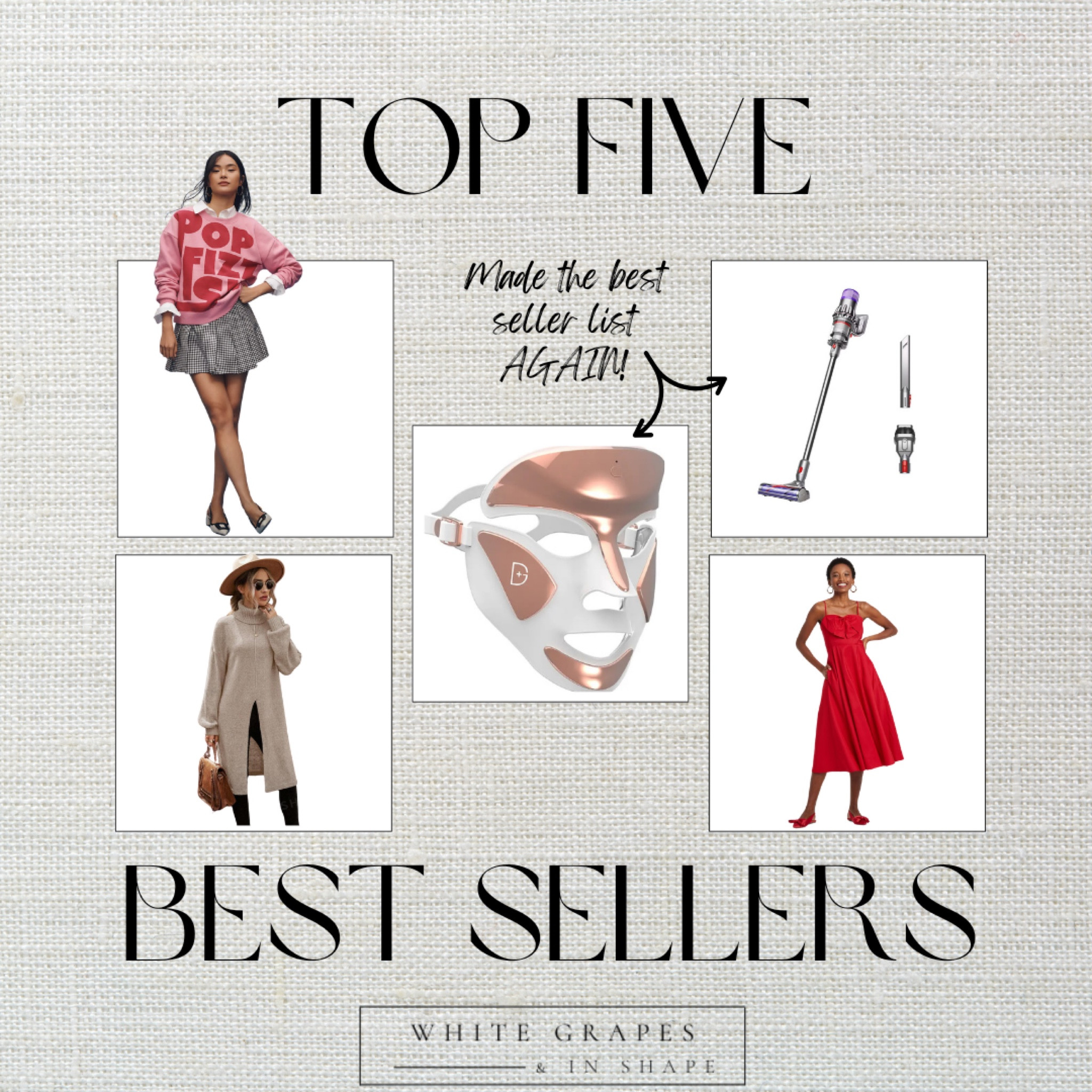 Weekly top 5 best sellers! The Dyson vacuum and LED mask  are on the list AGAIN!! 


#LTKHome #LTKSaleAlert #LTKBeauty