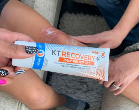 Our daughter is recovering from a knee injury. Each day she is feeling better. On days she is sore we apply recovery cream. We recently tried the new KT Recovery cream. #KTCream #KtTape #RecoveryCream #KneeRecovery #Runners #Track #Running @walmart 

#LTKkids