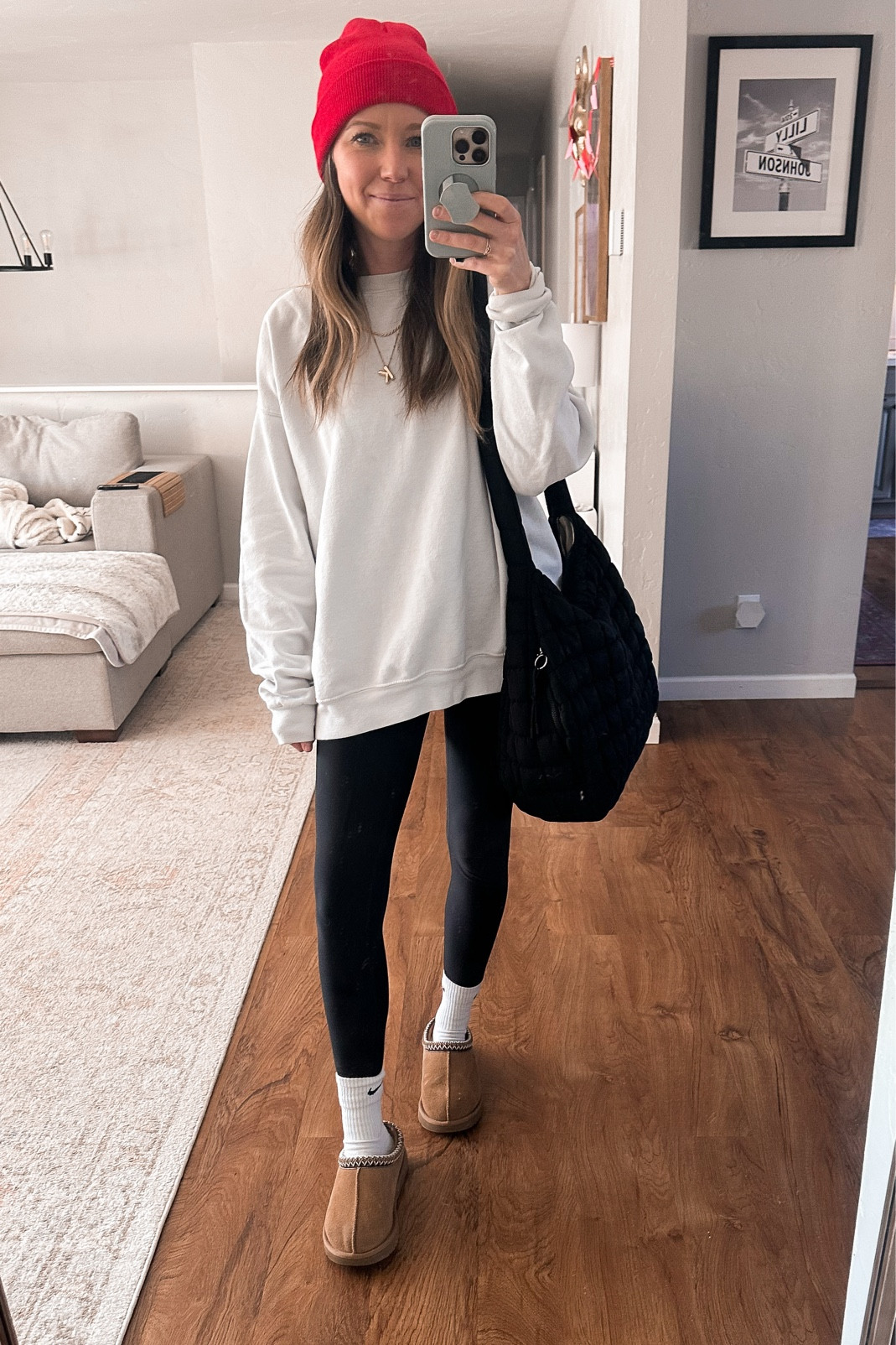 Forever a leggings, oversized sweatshirt and beanie girl! I love these Amazon beanies! Fit so weak and so inexpensive! Also wearing my fave Hanes sweatshirt in size L  

#LTKU #LTKStyleTip #LTKFindsUnder50