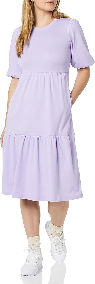 Amazon Aware Women's Organic Cotton Fit and Flare Dress (Available in Plus Size) | Amazon (US)