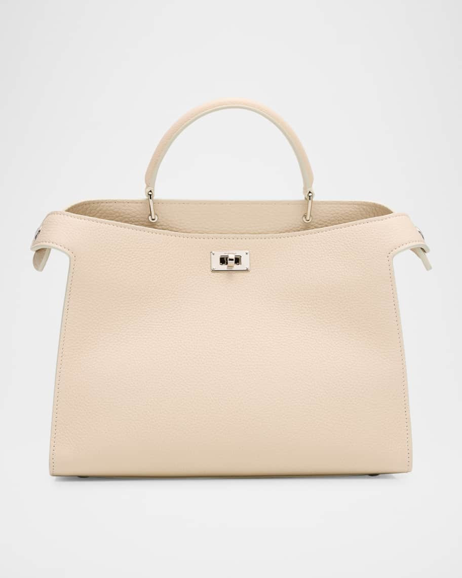 Lutece PM Grained Leather Top-Handle Bag | Neiman Marcus
