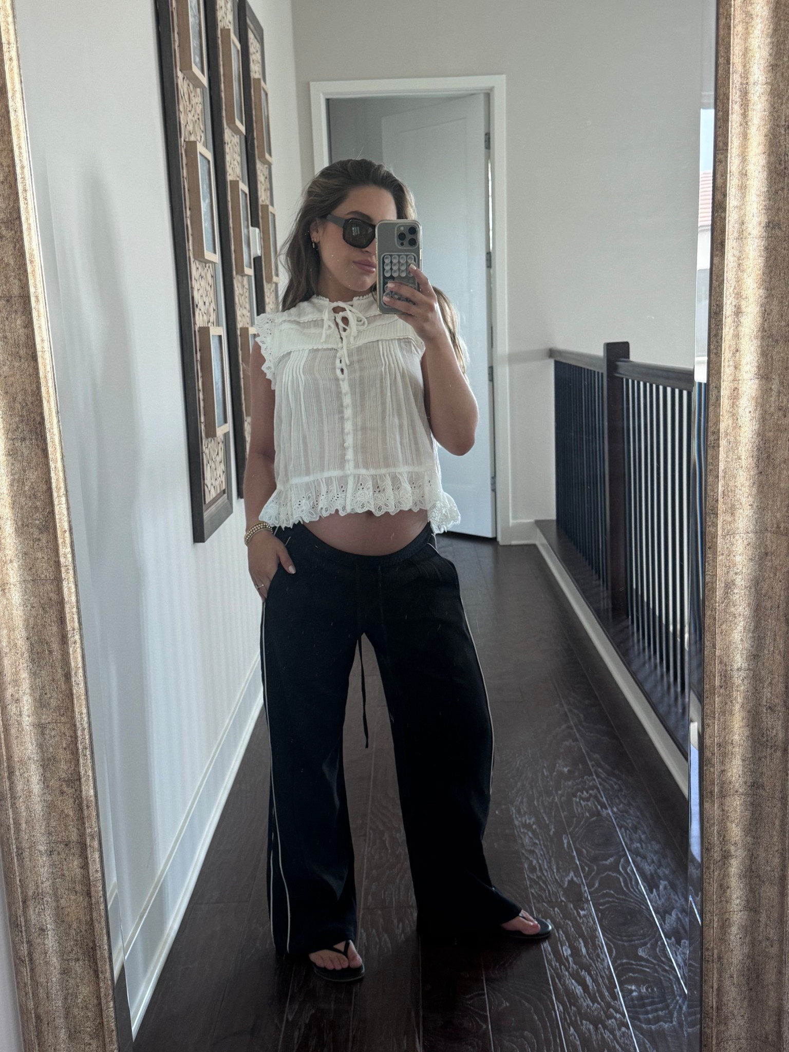 Wearing all my pre-pregnancy sizes which is surprising because I’m 36 weeks pregnant! Hooray for clothes that fit through every season!

#LTKootd #LTKBump #LTKmomlife