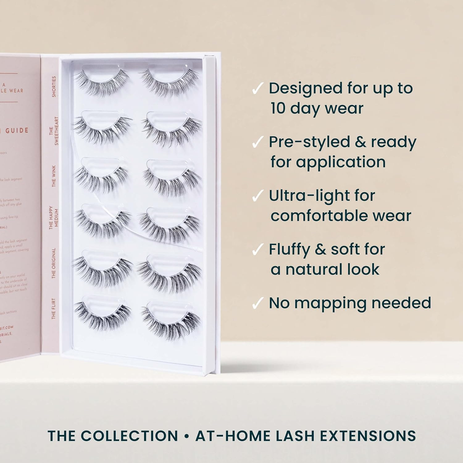 Collection Box Lashes – Natural Lash Clusters for Women - Salon Quality At Home Eyelashes Exten... | Amazon (US)