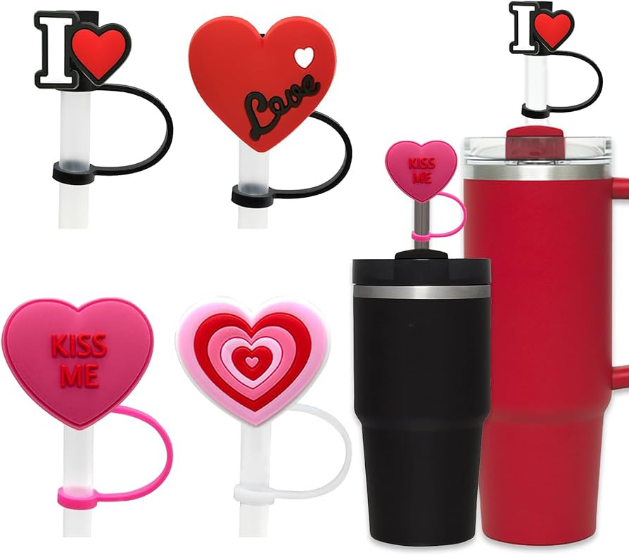 0.4in Diameter Straw Cover for Stanley Cup, Amreich Straw Topper for Stanley 30&40 oz Tumbler wit... | Amazon (US)