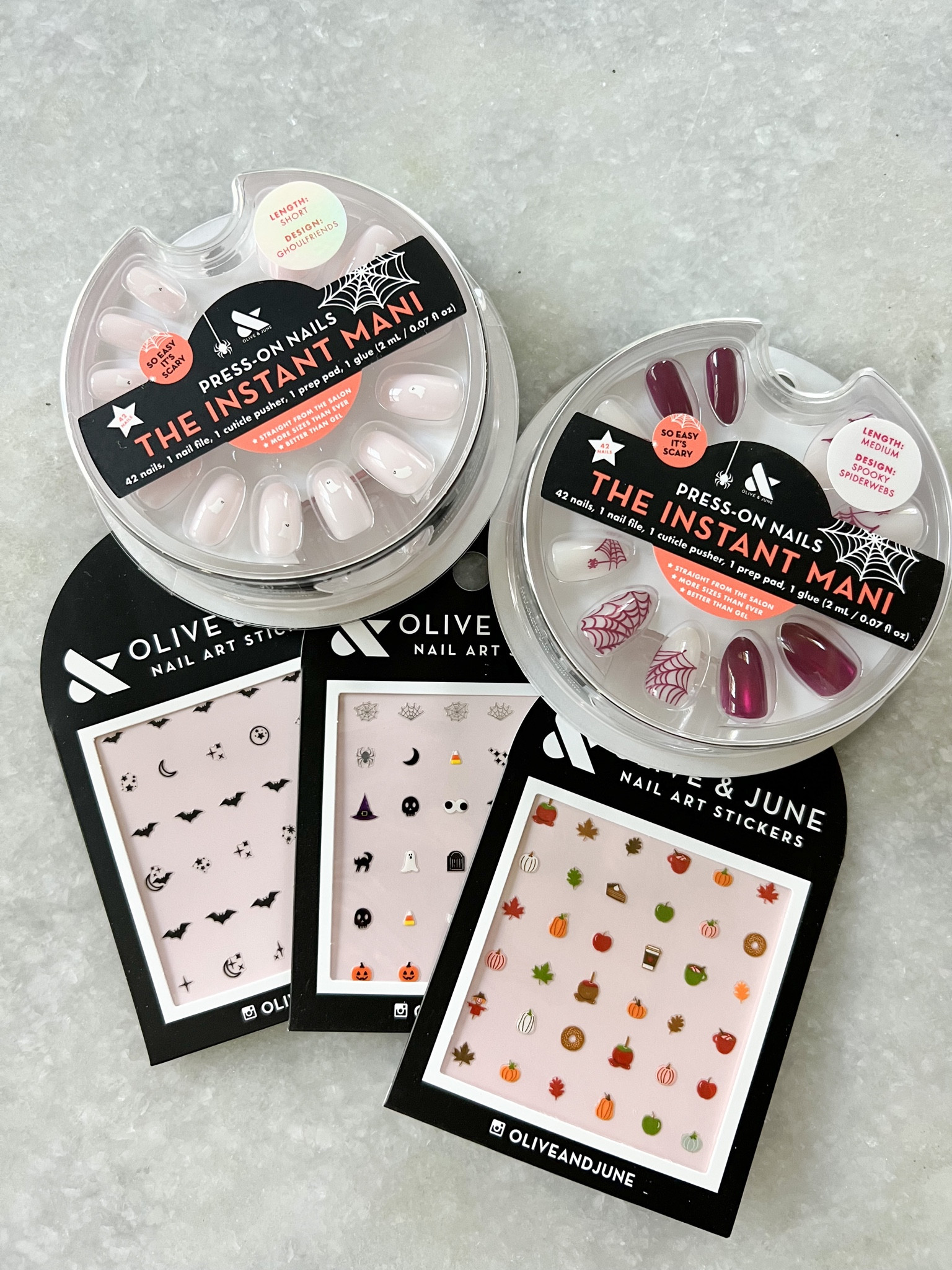 The cutest press-on nails and Halloween stickers from Olive & June! Linking some other favorites as well — so easy to put on 🎃

#LTKHalloween #LTKstyletip #LTKSeasonal