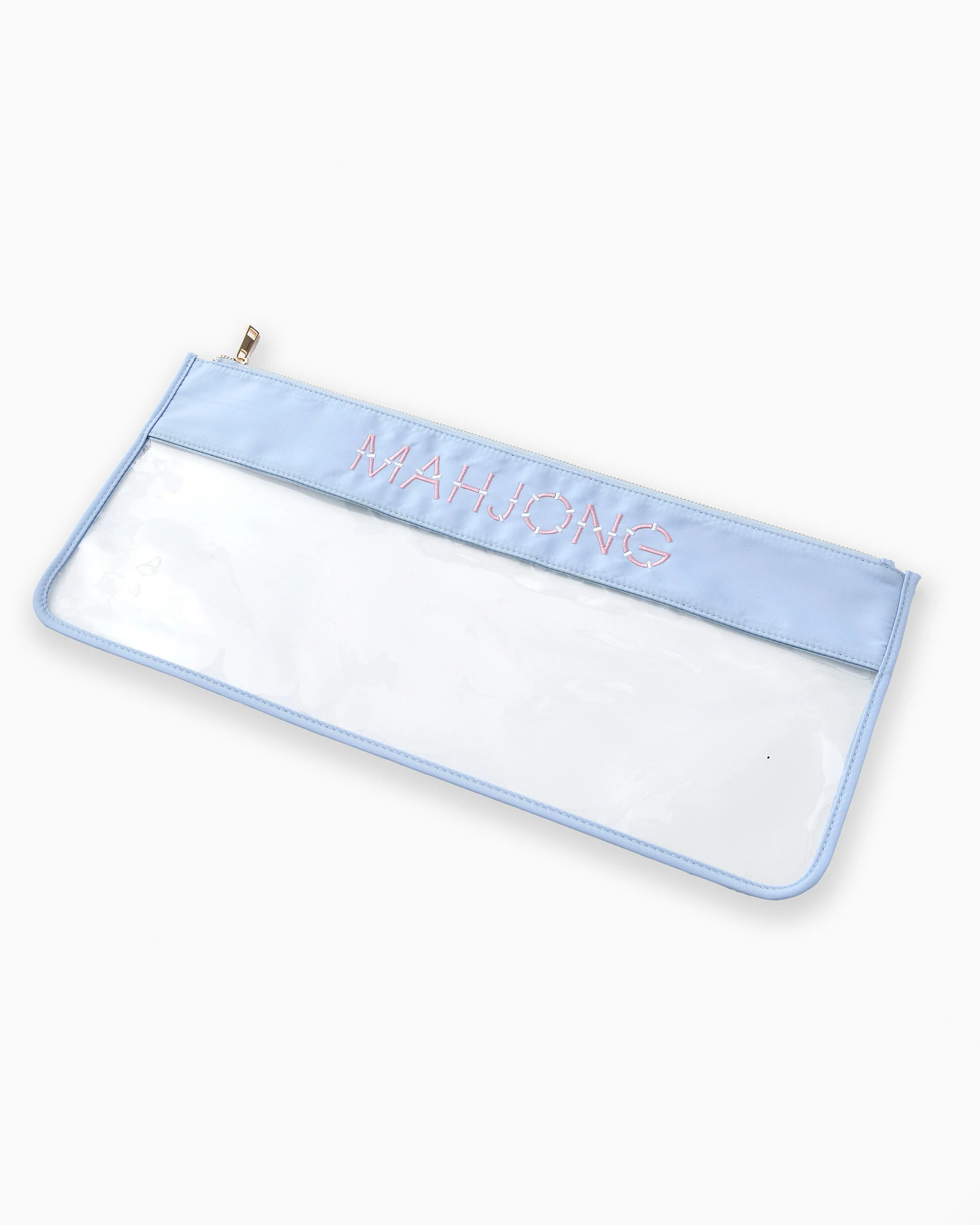 Light Blue Bamboo Mahjong Bag | Oh My Mahjong