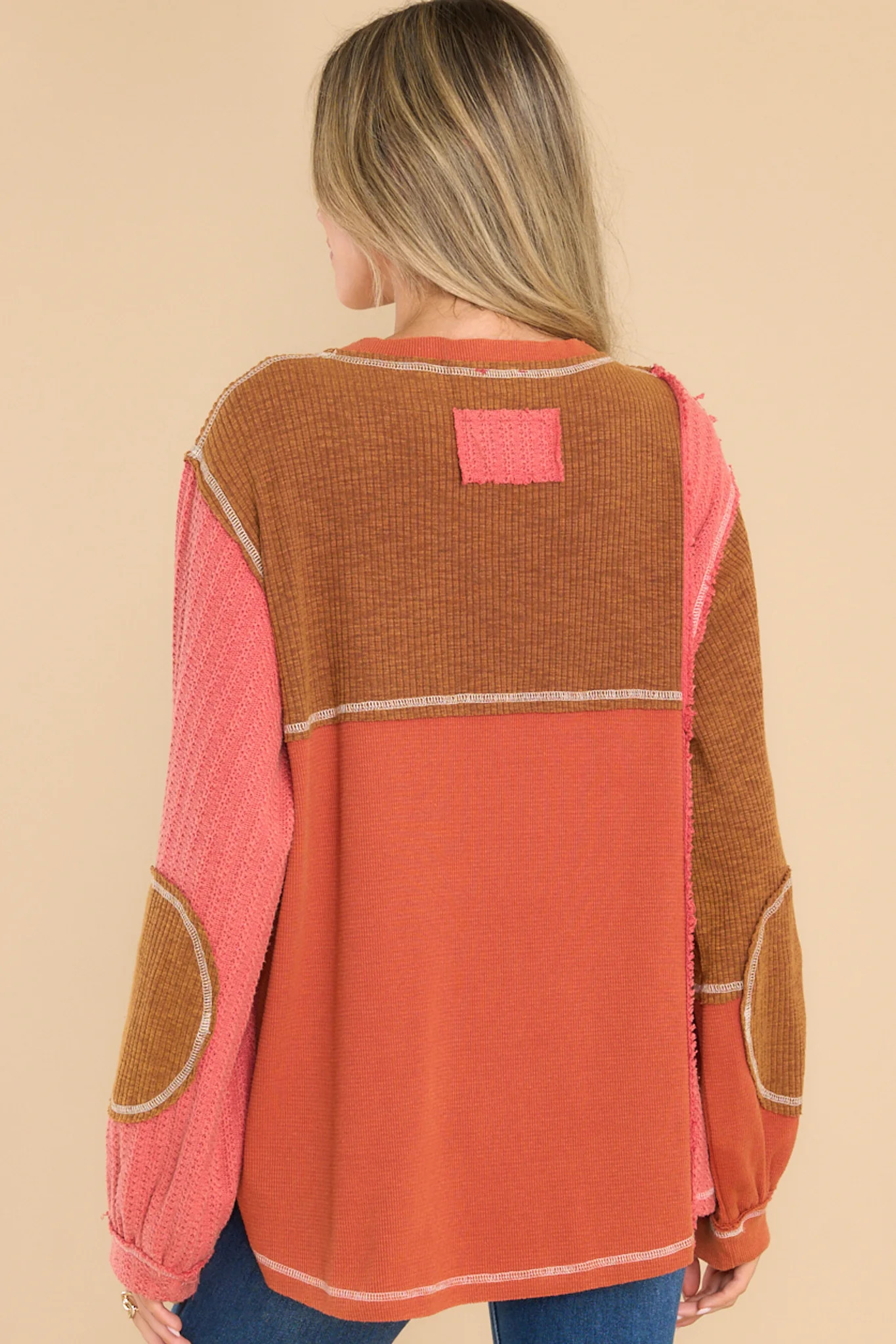 Where Are You Now Brick Red Top | Red Dress 
