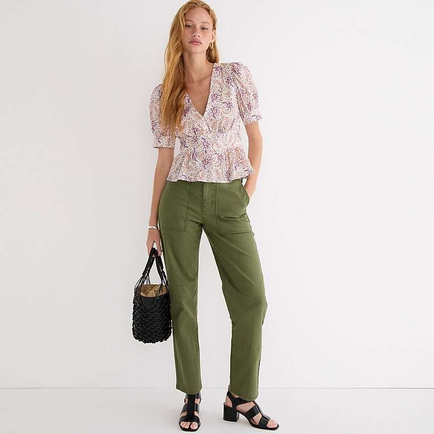 Garment-dyed cargo pant in chino twill | J. Crew US