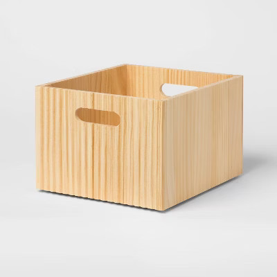 Wood Bin Small Natural - Brightroom™ | Target
