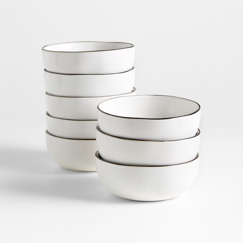 Range Cereal Bowls, Set of 8 + Reviews | Crate & Barrel | Crate & Barrel