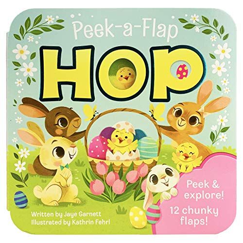 Peek-a-Flap Hop - Children's Lift-a-Flap Board Book Gift for Easter Basket Stuffers, Ages 2-6 (Peek- | Amazon (US)
