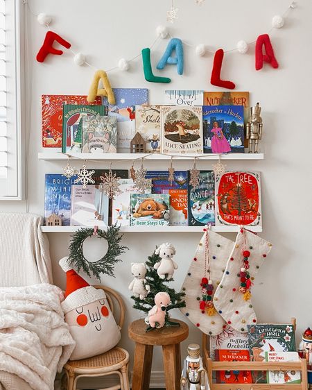 Holiday books for kids - Christmas and non secular winter books, northern lights books, nature winter books  w the cutest Christmas decor for our book nook 

#LTKkids #LTKHoliday #LTKSeasonal