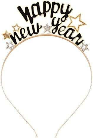 boderier Christmas Headband Gift Bow Happy New Year Headbands for Women Santa New Years Holiday P... | Amazon (US)