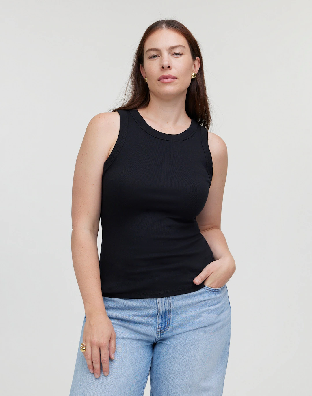 Supima® Rib Cutaway Tank | Madewell