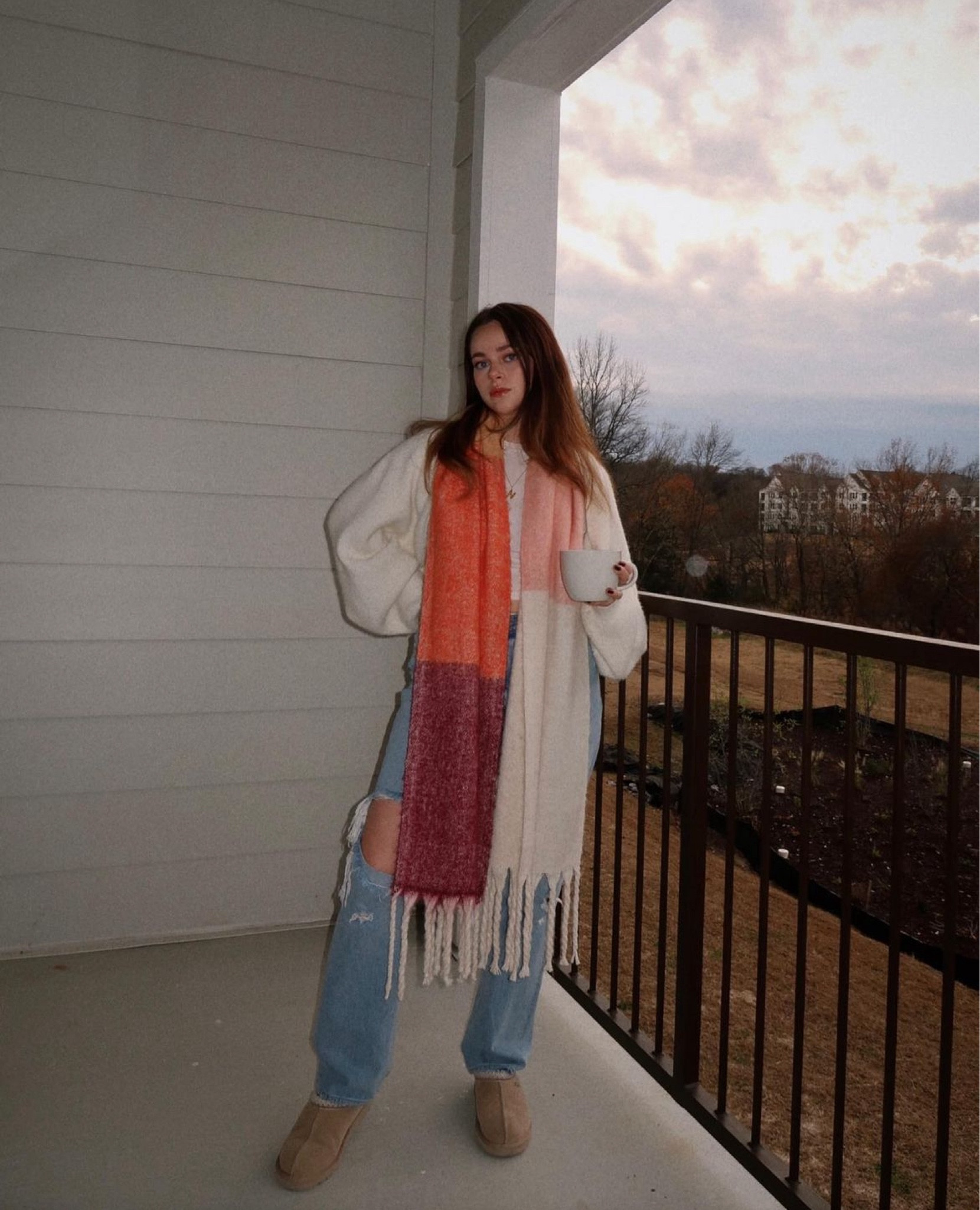 Hibernation season outfit ☕️🪵☁️
My jeans are 20% off from Abercrombie today!

Seasonal style | winter fashion | cozy outfit 

#LTKstyletip #LTKMostLoved #LTKSeasonal