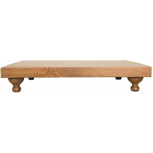 Heritage Lace FH-033 Farmhouse Footed Charcuterie Serving Board  Wood  Natural | Walmart (US)